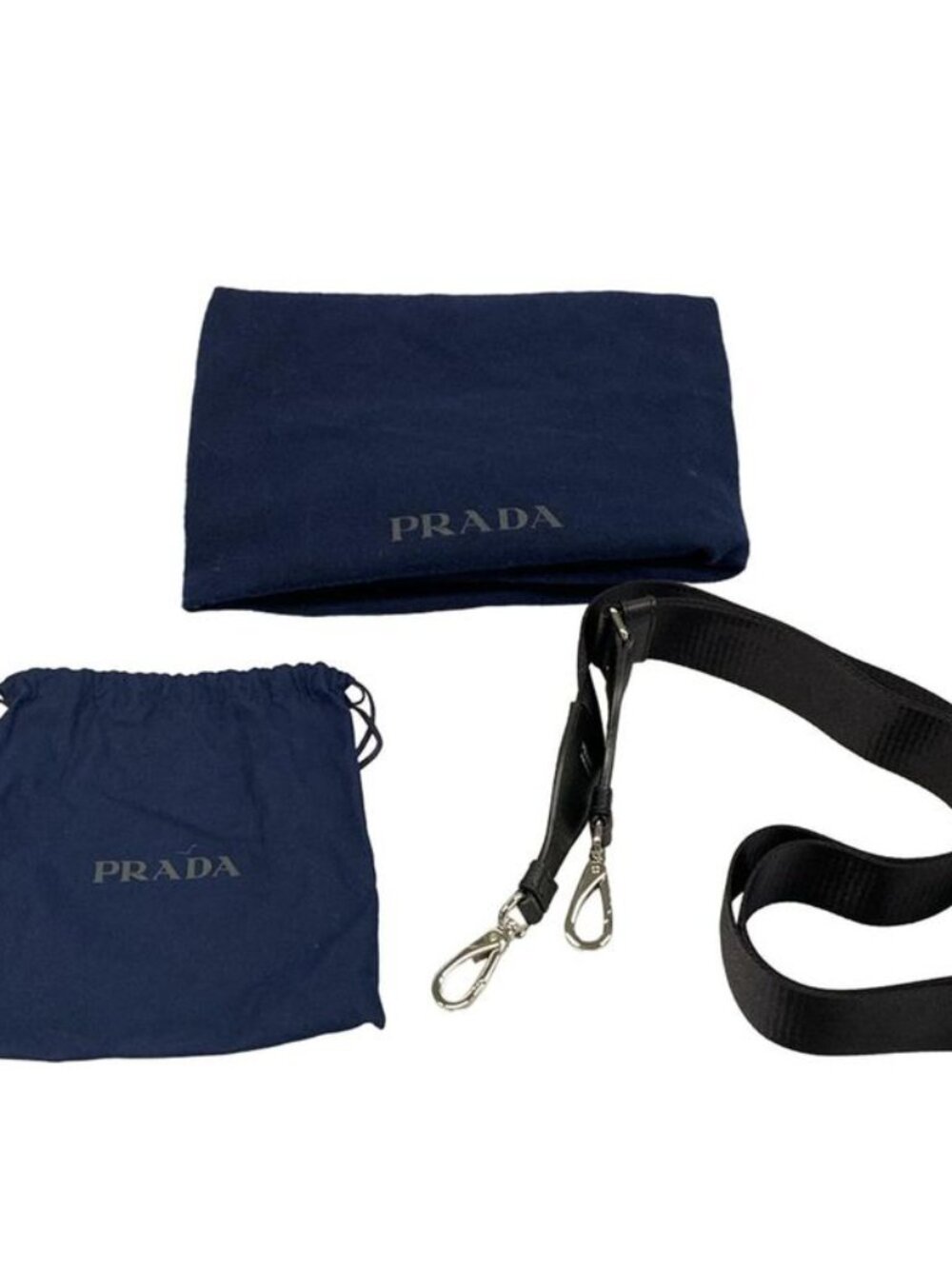 Prada Boston Bag Black Re-Nylon No Lock Leather - Picture 8 of 15